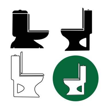 toilet seat icon vector illustration simple design