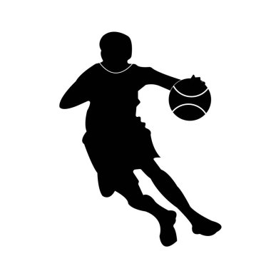 Basketbol ikonu vektör illüstrasyon tasarımı