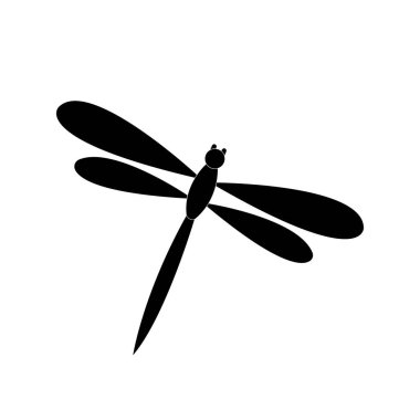 dragonfly icon vector illustration symbol design