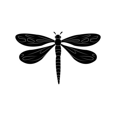 dragonfly icon vector illustration symbol design