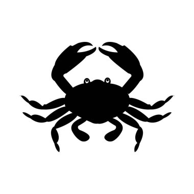 crab icon vector illustration symbol design