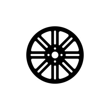 car rim icon vector illustration logo design