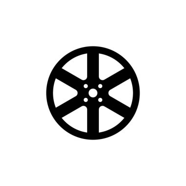 car rim icon vector illustration logo design