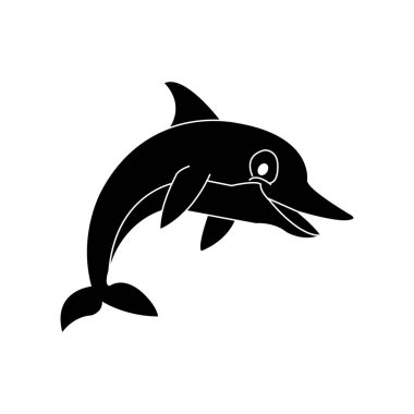 dolphin icon vector illustration symbol design