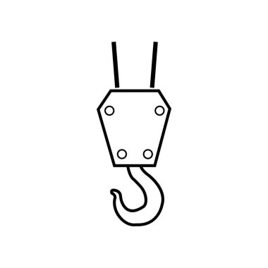 crane icon vector illustration symbol design