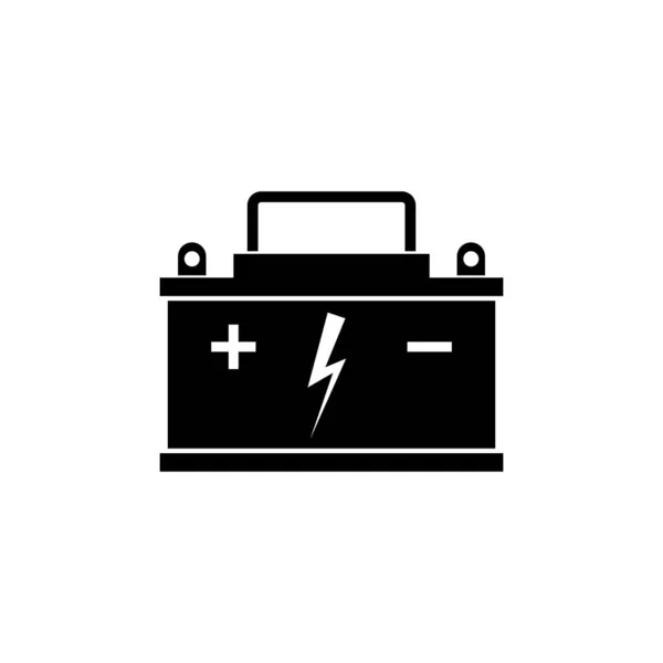 Icône Batterie Vecteur Illudtration Symbole Conception — Image vectorielle
