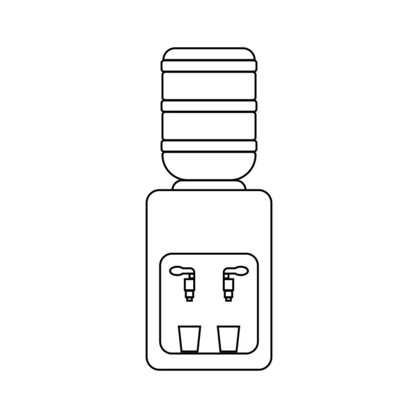 Dispenser Icon Vector Illustration Symbol Desigm — Stok Vektör