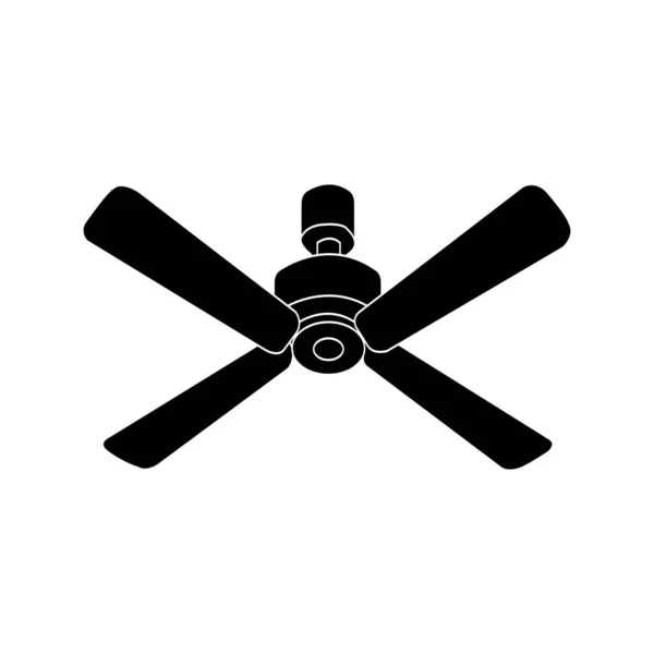 Ikona Wektora Wentylatora Ilustracja Symbol Projekt — Wektor stockowy