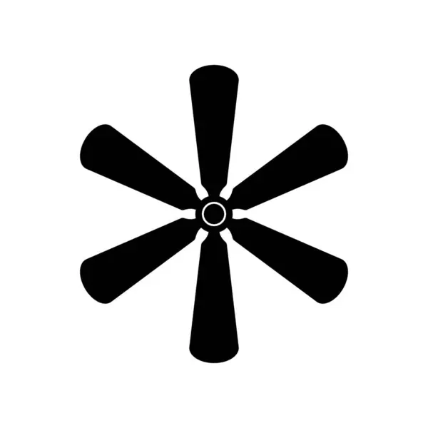 Icono Hélice Vector Ilustración Símbolo Diseño — Archivo Imágenes Vectoriales