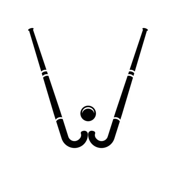 Хокей Значок Векторна Ілюстрація Символ Дизайн — стоковий вектор