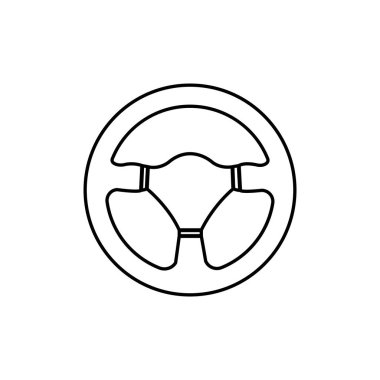 Direksiyon ikonu vektör çizimi. Direksiyon sembolü.