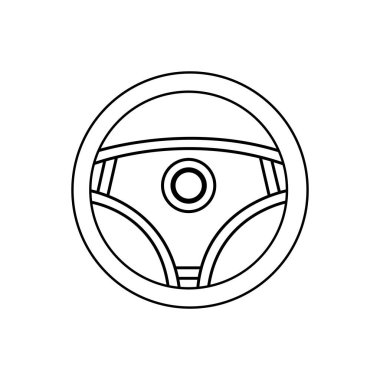 Direksiyon ikonu vektör çizimi. Direksiyon sembolü.