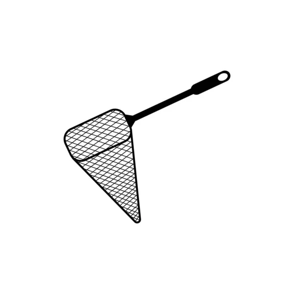 漁網アイコンベクトルイラストテンプレートデザイン — ストックベクタ