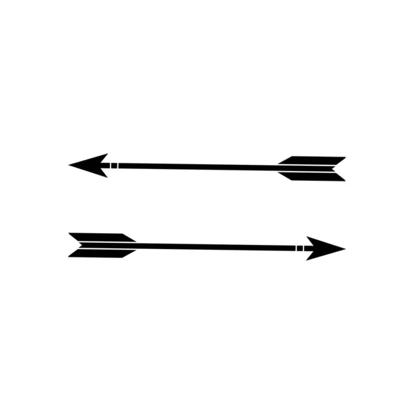 矢印弓ベクトルアイコンシンプルなデザイン — ストックベクタ