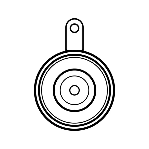 Auto Hoorn Vector Illustratie Logo Ontwerp — Stockvector