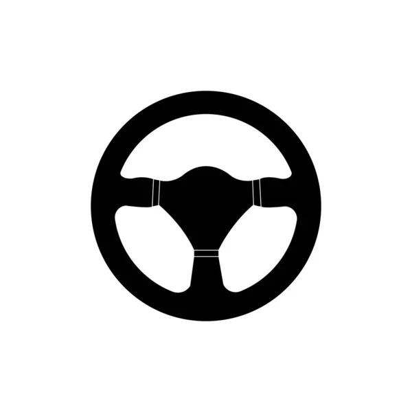 Kormánykerék Ikon Vektor Illusztráció Gépjármű Kormánykerék Szimbólum — Stock Vector
