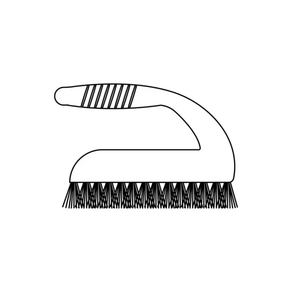 Toilet Brush Icon Vector Illustration Symbol Design — Stockvektor