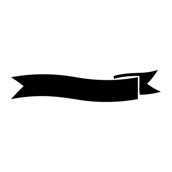 Disegno Simbolo Illustrazione Vettoriale Icona Nastro — Vettoriale Stock