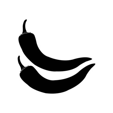 chili icon vector illustration symbol design