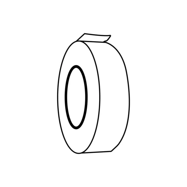 Duct Tape Icon Vector Illustration Symbol Design — 图库矢量图片