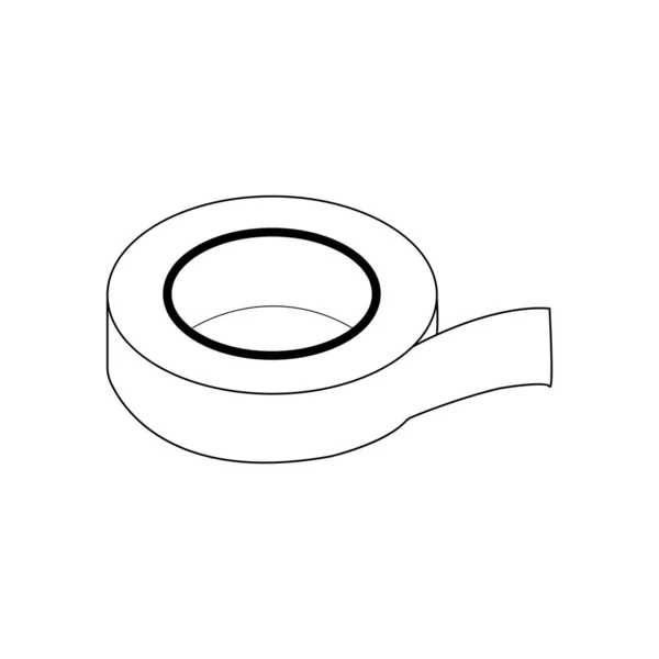 Duct Tape Icon Vector Illustration Symbol Design — Διανυσματικό Αρχείο