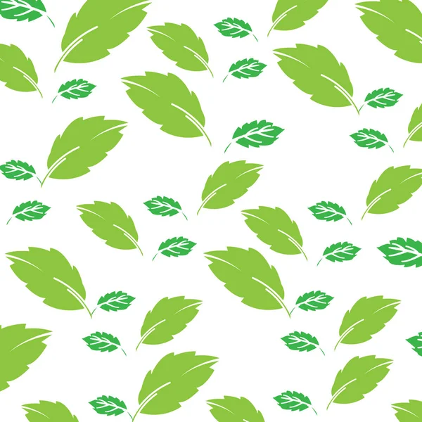 Leaf Background Icon Vector Illustration Symbol Design — Stock Vector