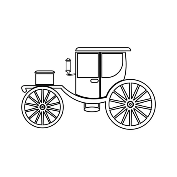 Vervoer Pictogram Vector Illustratie Symbool Ontwerp — Stockvector