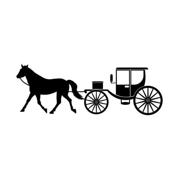 Carriage Icon Vector Illustration Symbol Design — Stock Vector