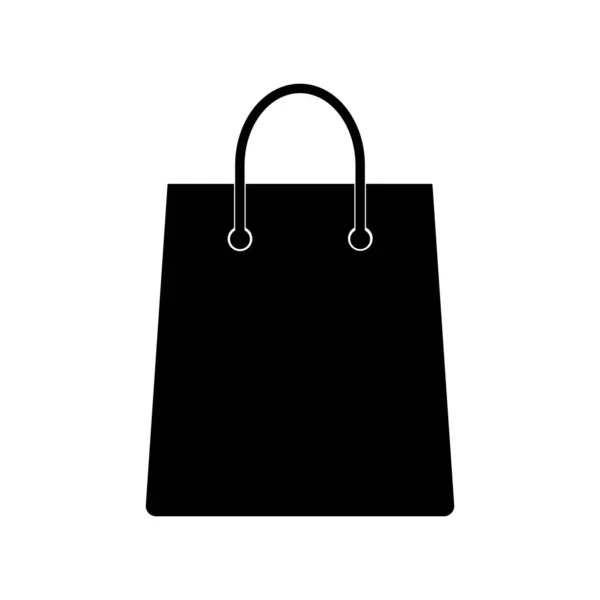 Shopping Bag Icona Vettoriale Illustrazione Simbolo Design — Vettoriale Stock