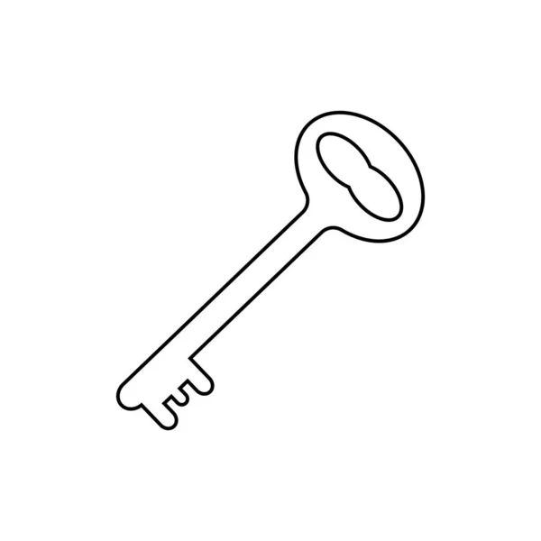 Schlüssel Symbol Vektor Illustration Symbol Design — Stockvektor