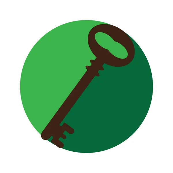 Key Icon Vector Illustration Symbol Design — Vetor de Stock