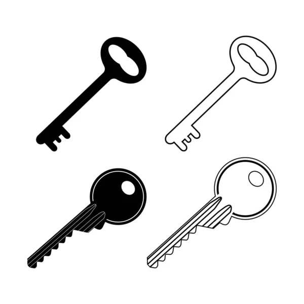 Key Icon Vector Illustration Symbol Design — Stockvector