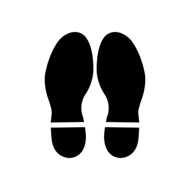 ayakkabı tabanı ikon vektör illüstrasyon sembolü tasarımı