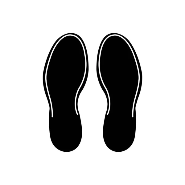 Shoe Sole Icon Vector Illustration Symbol Design — Stock Vector