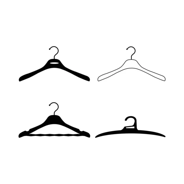 Ρούχα Κρεμάστρα Εικονίδιο Διάνυσμα Εικονογράφηση Σύμβολο Σχεδιασμός — Διανυσματικό Αρχείο
