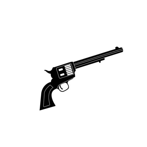 Gun Vector Icon Illustration Logo Template — Image vectorielle