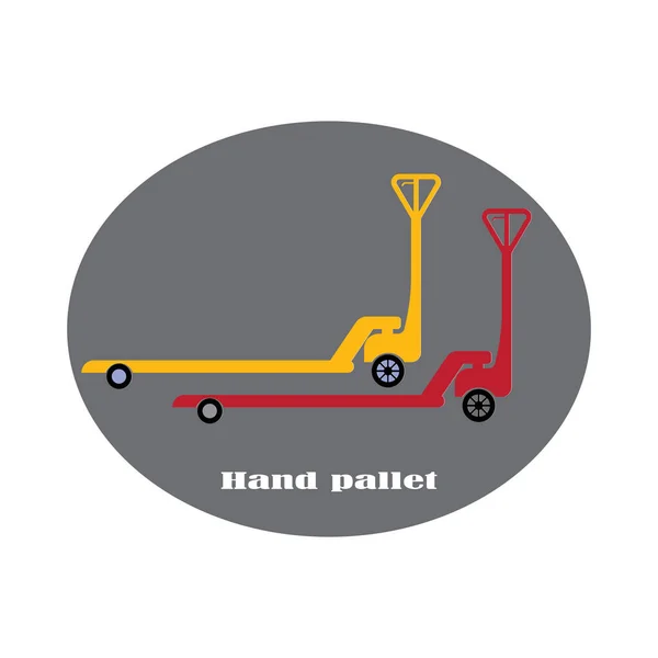 Hand Pallet Icon Vector Design Illustration — Stock Vector