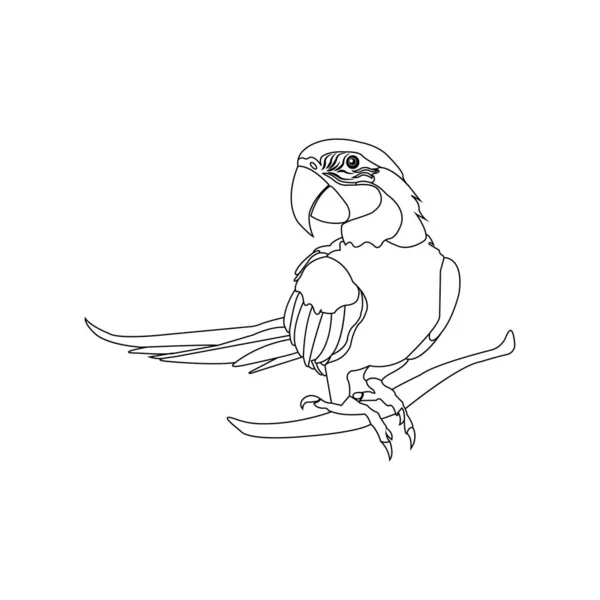 Parrot Icon Vector Illustration Symbol Design — Vettoriale Stock