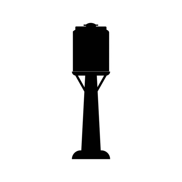 Icono Vector Torre Agua Ilustración Logo Diseño — Archivo Imágenes Vectoriales