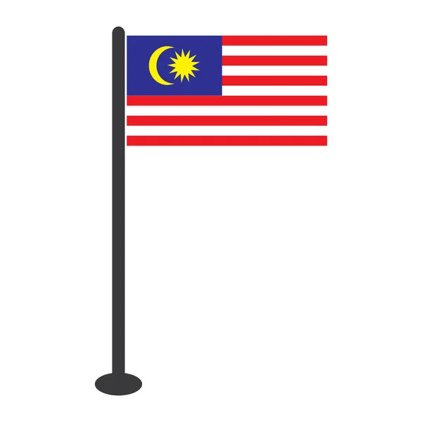 Πρότυπο Διανυσματικού Σχεδιασμού Εικονιδίου Σημαίας Της Μαλαισίας — Διανυσματικό Αρχείο