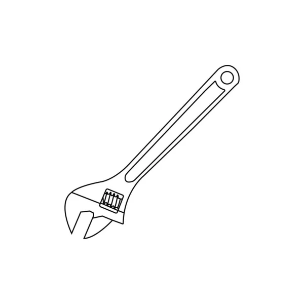Wrench Icon Vector Illustration Symbol Design — Διανυσματικό Αρχείο
