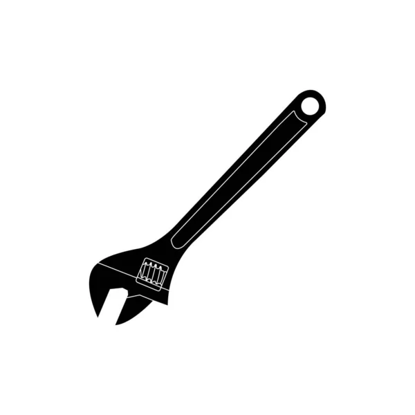 Wrench Icon Vector Illustration Symbol Design — Vector de stock