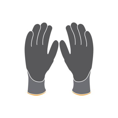Eldiven simgesi vektör illüstrasyon tasarımı