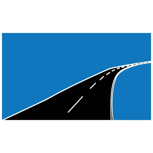 Highway Icon Vector Illustration Symbol Design — Stock Vector