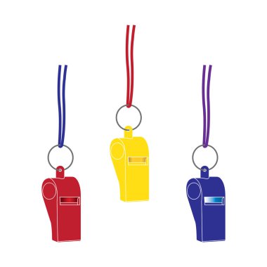 düdük vektör resimleme basit tasarım.