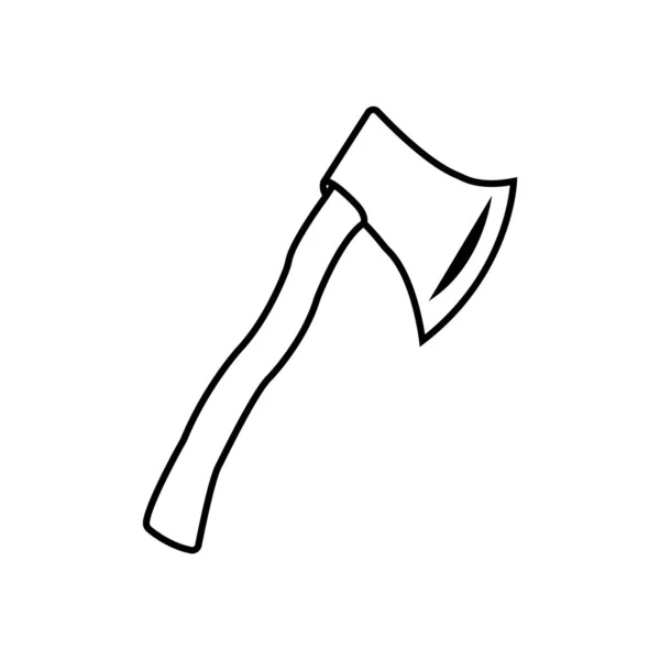 Axt Symbol Vektor Illustration Symbol Design — Stockvektor