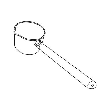 dipper simgesi vektör çizim sembolü tasarımı