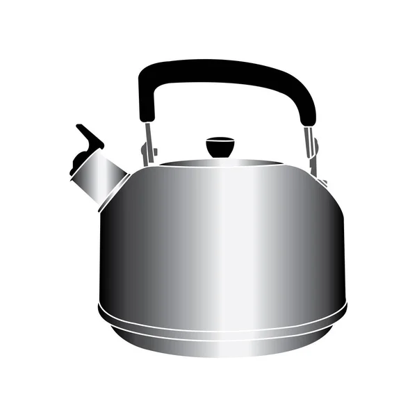 Teapot Icon Vector Simple Design Template — Stock Vector