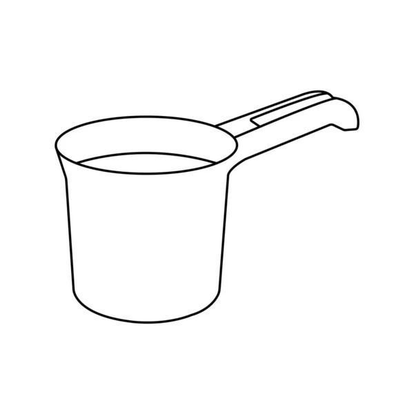 Dipper Icône Vectoriel Illustration Symbole Conception — Image vectorielle