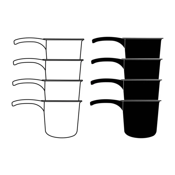 Dipper Symbol Vektor Illustration Symbol Design — Stockvektor